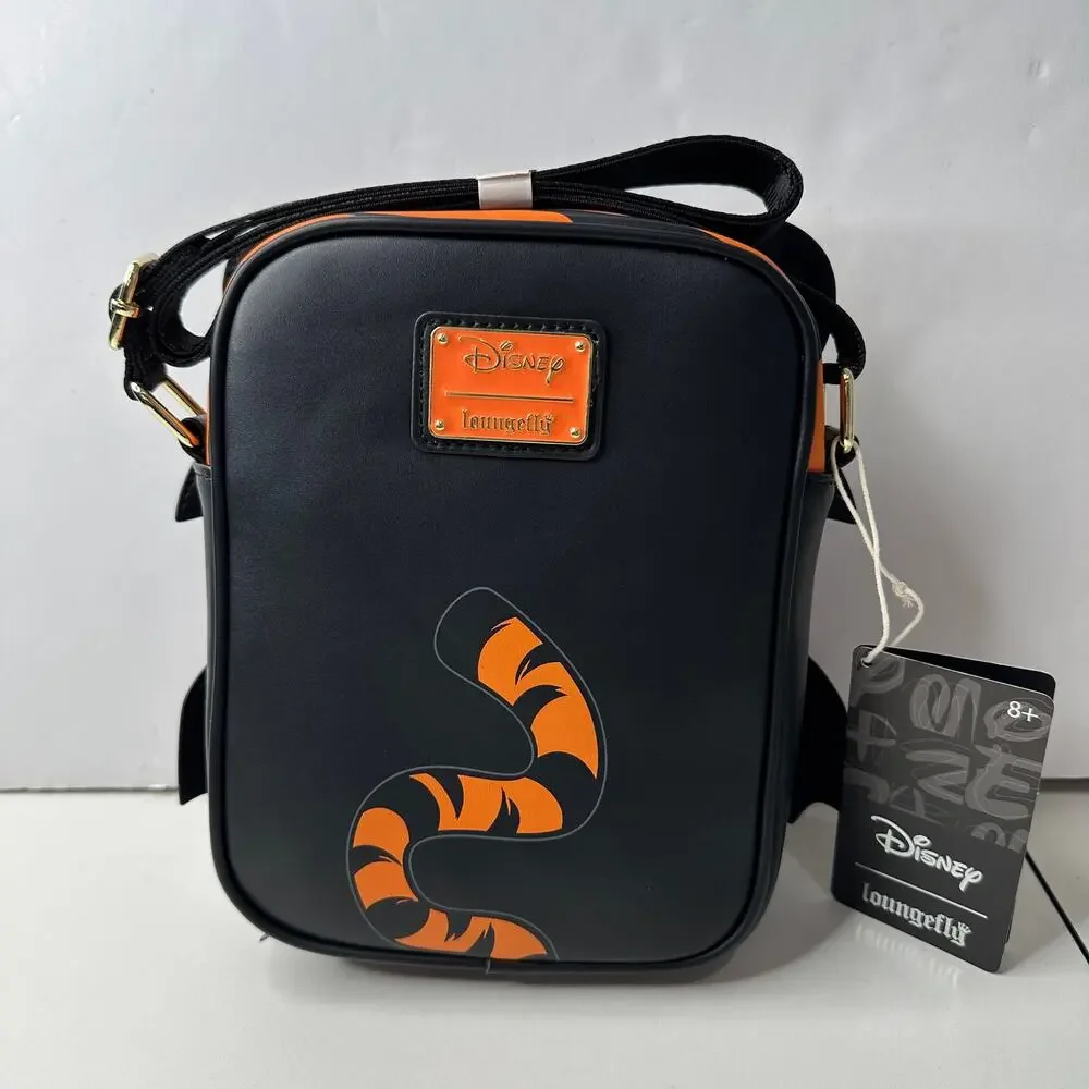 New Loungefly Winnie the Pooh Cosplay Passport Tiger Vampire Crossbody Purse NWT